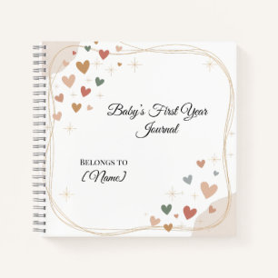 Baby-Journal   Personalisiert Notizblock