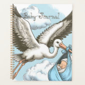 Baby Journal Spiral Foto Notebook Planer (Vorderseite)