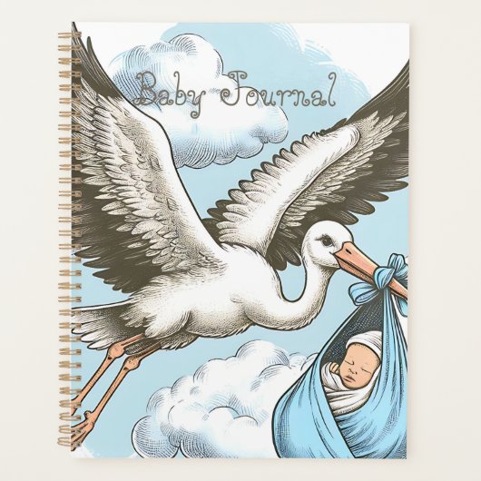Baby Journal Spiral Foto Notebook Planer (Vorderseite)