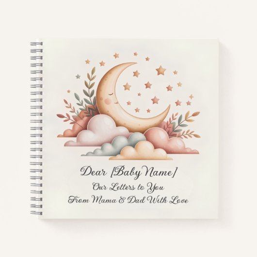 Baby Journal - Unsere Briefe an Sie Notizblock (Vorderseite)