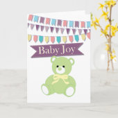 Baby Joy Karte (Gelbe Blume)