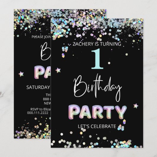 *~* BABY JUGEND 1. EINLADUNG (Vorne/Hinten)