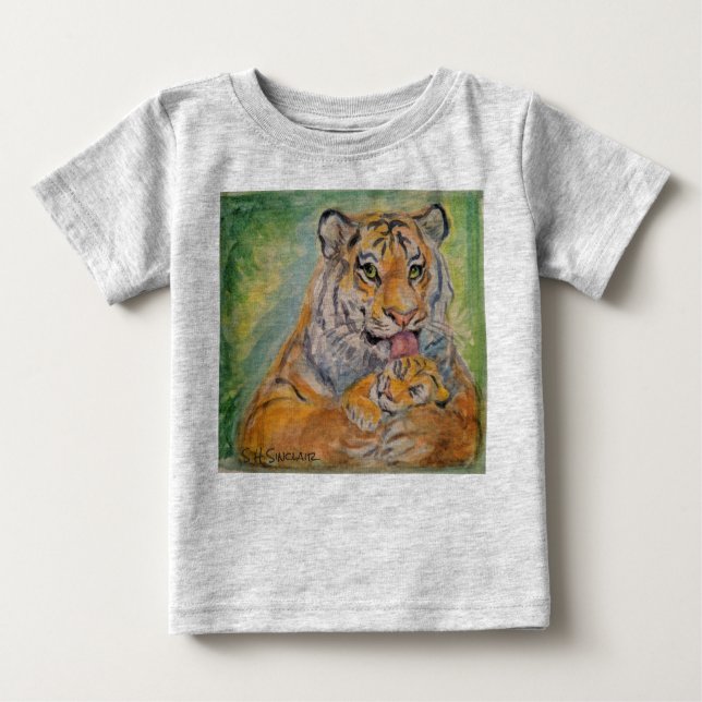 Baby Jumper mit Tigers Baby T-shirt (Vorderseite)