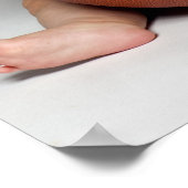 Baby Junge (6-9 Monate) mit Basketball, Poster (Ecke)