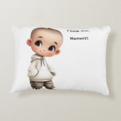 Baby Junge Dekokissen (Rückseite)