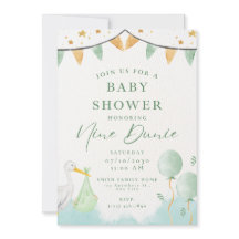 Baby Junge Dusche Einladung Tier