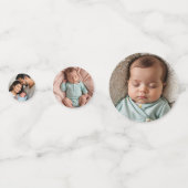 Baby-Junge-Foto Konfetti (Vorderseiten)