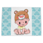Baby Junge Große Geschenktüte (Vorderseite)
