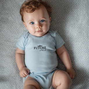 Baby-Junge zukünftiger Pilot Flugzeug Aviator Mini Baby Strampler