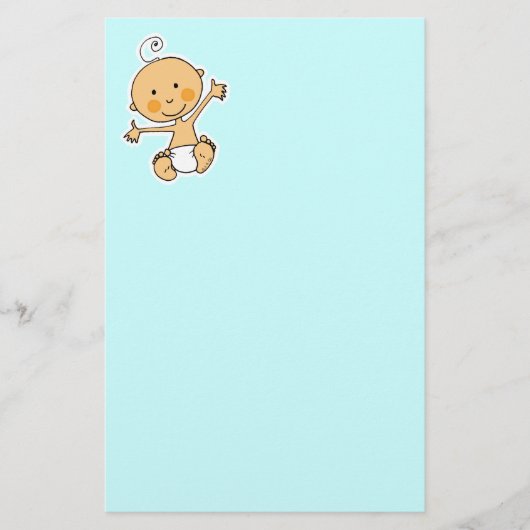 Baby Jungen Briefpapier (Vorderseite)