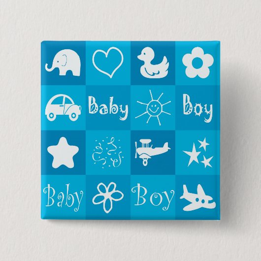 Baby Jungen Button (Vorderseite)