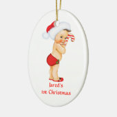 Baby-Jungen-erste Keramik Ornament (Links)