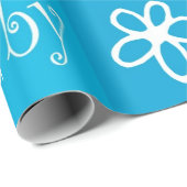 Baby Jungen Geschenkpapier (Rolleneckpunkt)