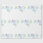 Baby Jungen Geschenkpapier (Flach)