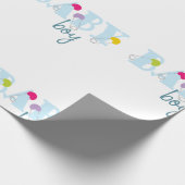 Baby Jungen Geschenkpapier (Ecke)
