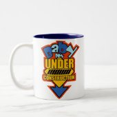 Baby-Jungen-im Bau Tasse (Links)