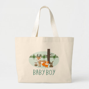 Baby-Jungen-WaldTaschen-Tasche Jumbo Stoffbeutel
