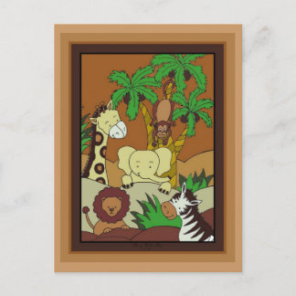 Baby Jungle 10-Baby Dusche Einladung