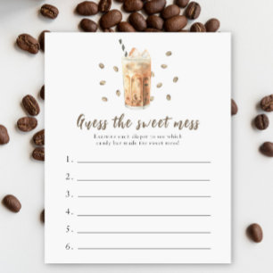 Baby Kaffee Baby Shower Errate das süße Chaos Spie