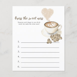 Baby-Kaffee-Baby-Shower-Rat den süßen Schlamassel-