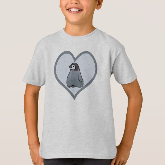 Baby-Kaiserpenguin-Küken-Liebe scherzt T - Shirt (Vorderseite)