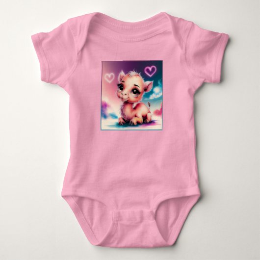 Baby Kamel Strampler (Vorderseite)
