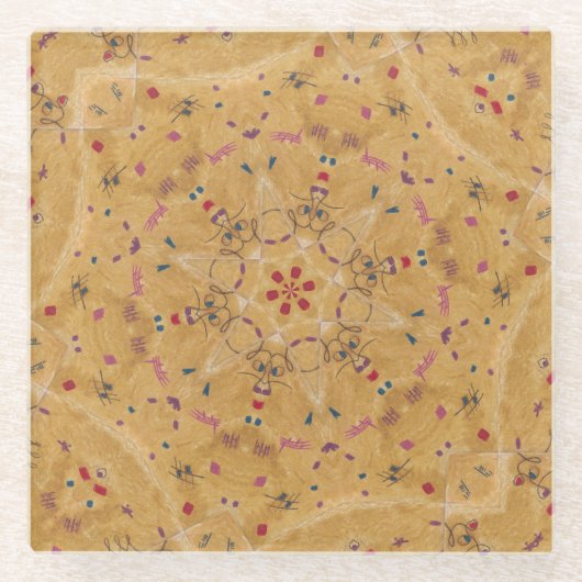 Baby Kan Glasuntersetzer (Vorderseite)