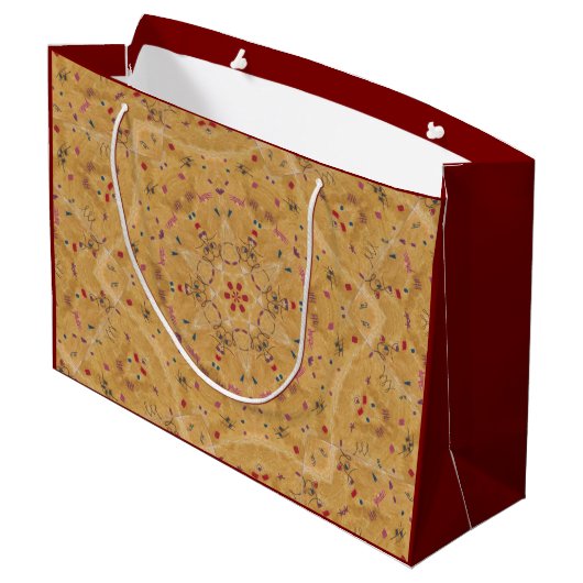 Baby Kan Große Geschenktüte (Rückseite Schrägansicht)