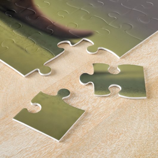 Baby Kangaroo Junge mit Namen Puzzle (Seite)