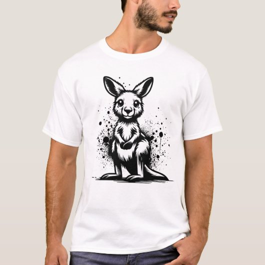 Baby-Känguru T-Shirt (Vorderseite)