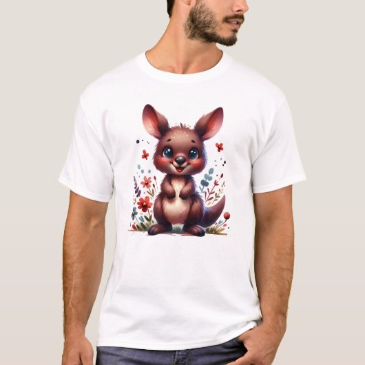 Baby-Känguru T-Shirt (Vorderseite)