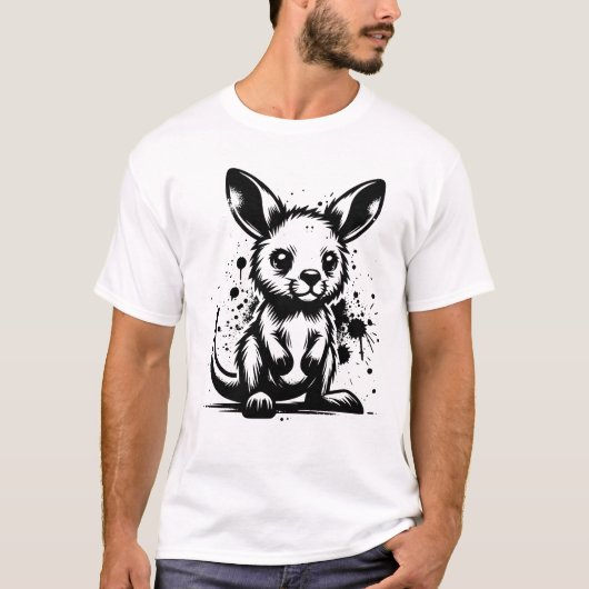 Baby-Känguru T-Shirt (Vorderseite)