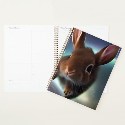 Baby-Kaninchen im Weltraum Planer (Anzeige)