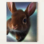 Baby-Kaninchen im Weltraum Planer (Rückseite)