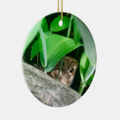 Baby Kaninchen Keramik Ornament (Rechts)