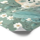 Baby-Kaninchen Poster (Ecke)