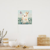 Baby-Kaninchen Poster (Küche)