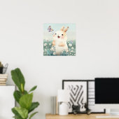 Baby-Kaninchen Poster (Heimbüro)