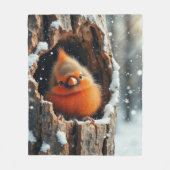 Baby Kardinal Fleecedecke (Vorderseite)