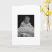 Baby Karte (Gelbe Blume)