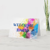 Baby Karte (Vorderseite)