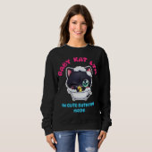 Baby Kat Lym In Cute Bathtime Mode Sweatshirt (Vorne ganz)