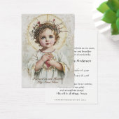 Baby katholische Beerdigungskarte - (Schreibtisch)