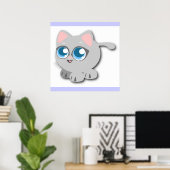 BABY KÄTZCHEN POSTER (Heimbüro)