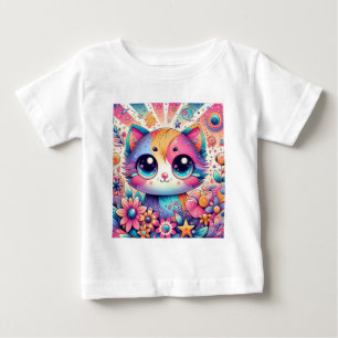 Baby-Katze 5 Baby T-shirt