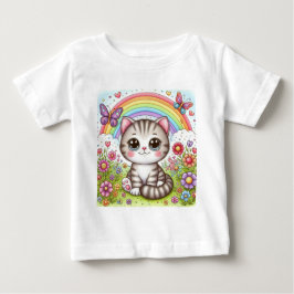 Baby-Katze 8 Baby T-shirt