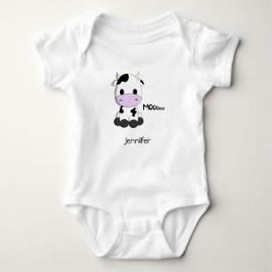Baby kawaii Kuh-Cartoonname Baby Strampler