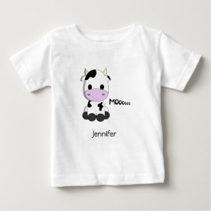 Baby kawaii Kuh-Cartoonname Baby T-shirt
