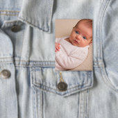 Baby Keepake Foto personalisieren Button (Insitu)