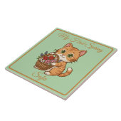 Baby Keepsake | Copper Gold Spring Ca Fliese (Seite)